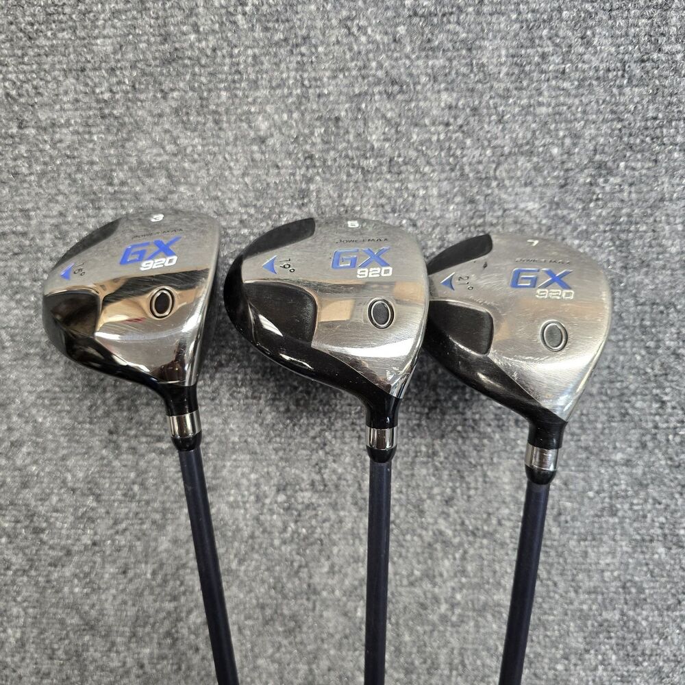 GIGA GOLF 920 GX Wood Set 3W 15D 5W 19D 7W 21D PHG 100 Regular Flex Shaft